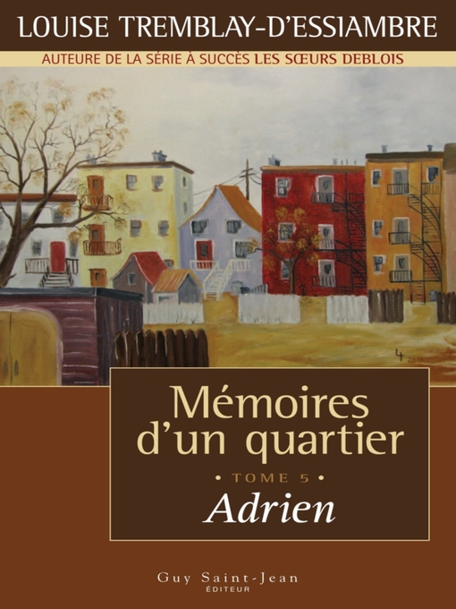 Title details for Adrien by Louise Tremblay d'Essiambre - Available